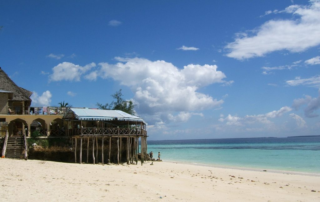The restaurant at the northern tip of Zanzibar